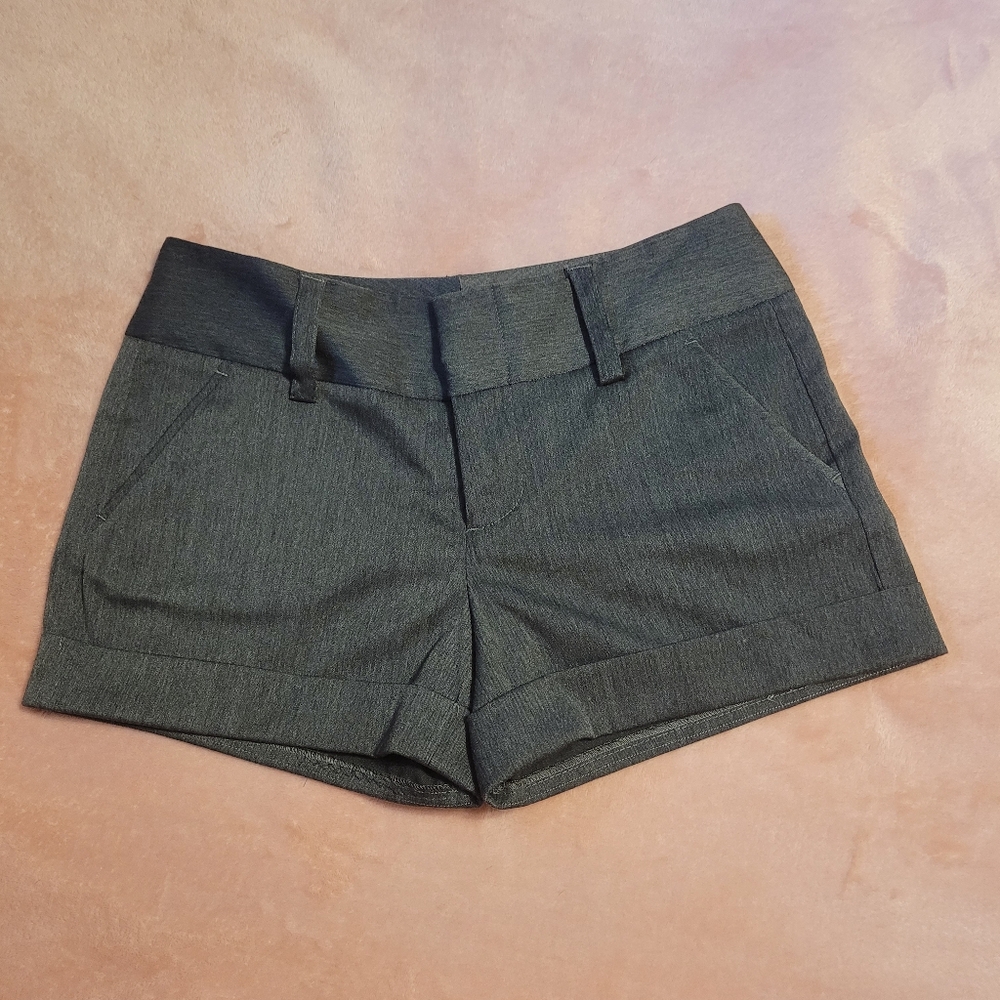 Alice & Olivia Gray Tailored Shorts